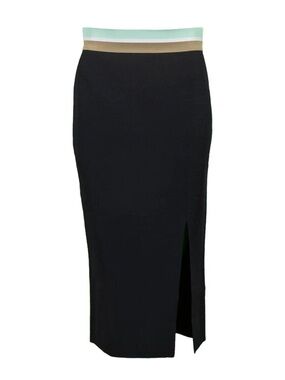 Marc Cain Stripe Knit Skirt NWOT SIZE M/L maxi